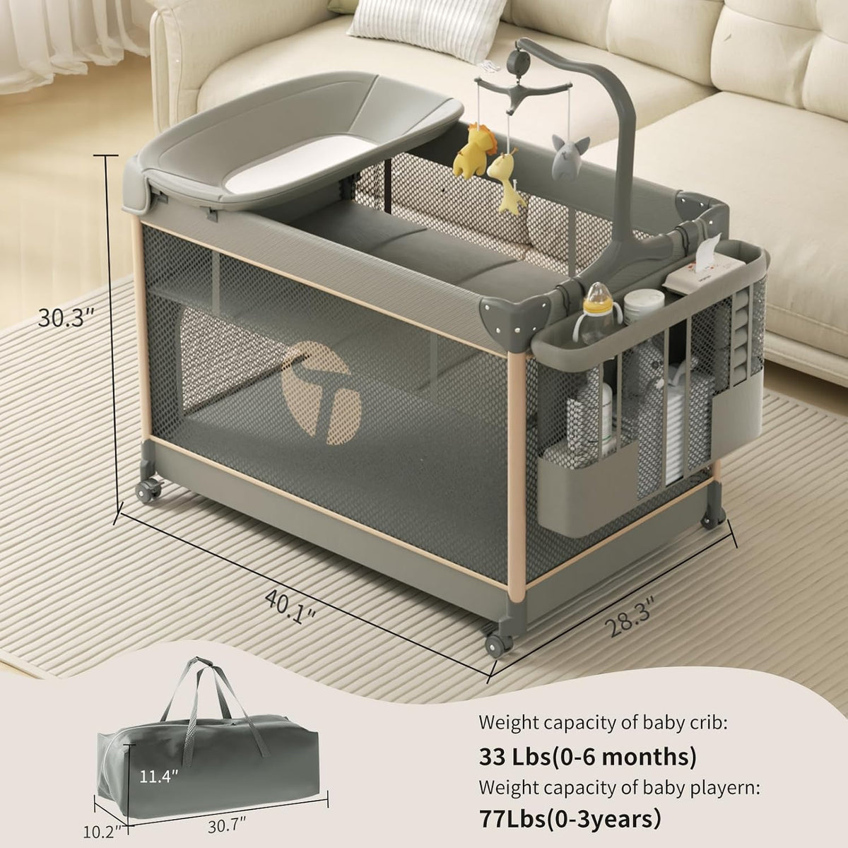 Trimigo 4-in-1 Pack & Play