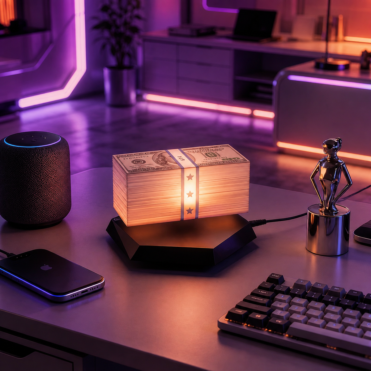 Money Float Lamp